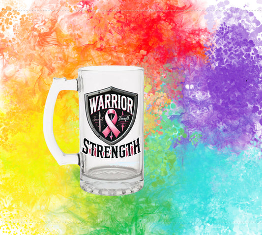 Breast Cancer Awareness: Mug (warrior & Strength)