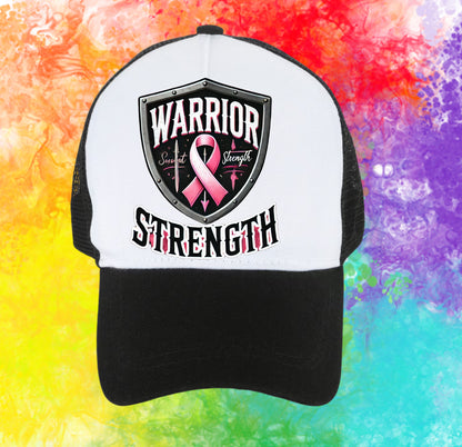 Breast Cancer Awareness: Hat (Warrior & Strength)