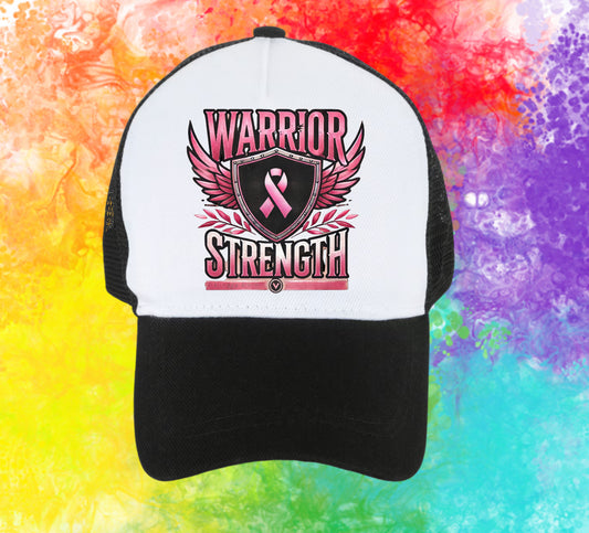 Breast Cancer Awareness: Hat (Warrior & Strength)