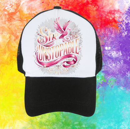 Breast Cancer Awareness: Hat (She's Unstoppable)