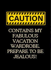 Luggage Tag: Caution