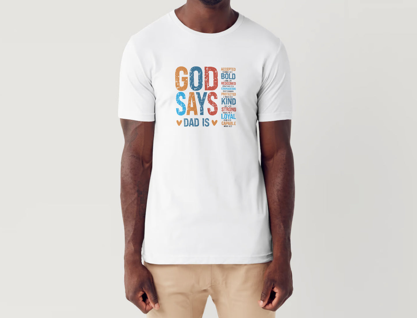 Short Sleeve T-shirt: Father's Day (Inspirational for Dad)