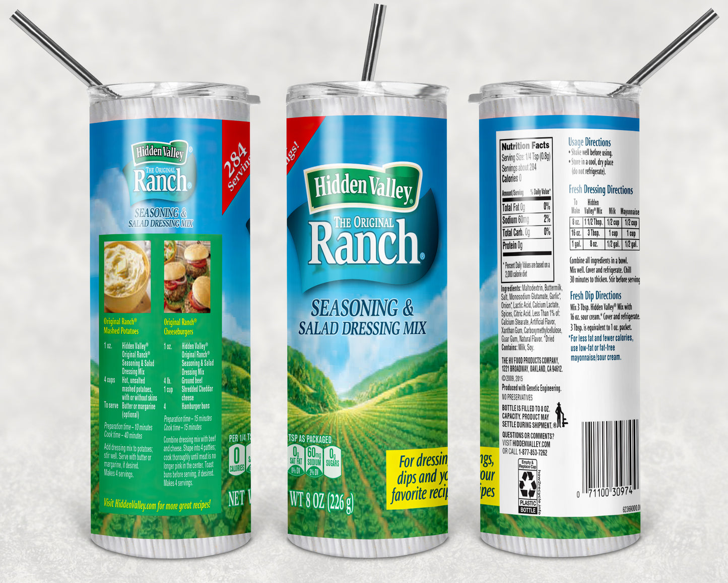 Tumbler: Hidden Valley Ranch