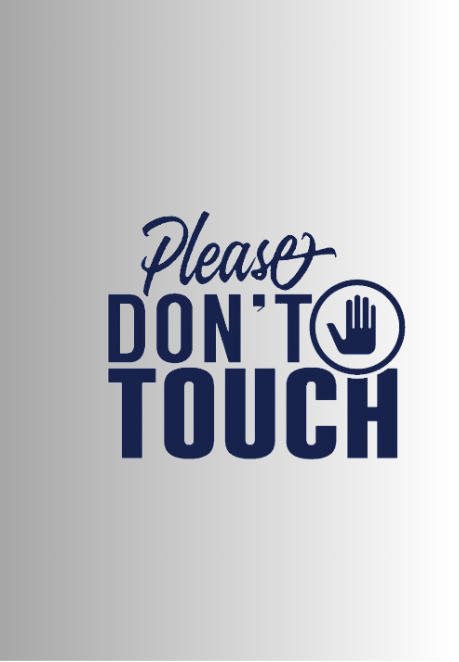 Luggage Tag: Please Don't Touch