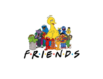 Coasters: Sesame Street Friends (4 Set)