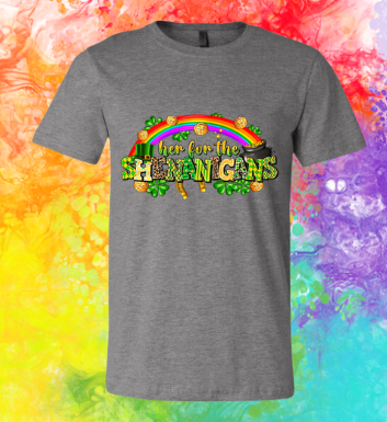 Short Sleeve T-shirt: St. Patrick - Her For The Shenanigans