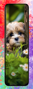 Bookmarks: Peek A Boo Puppies