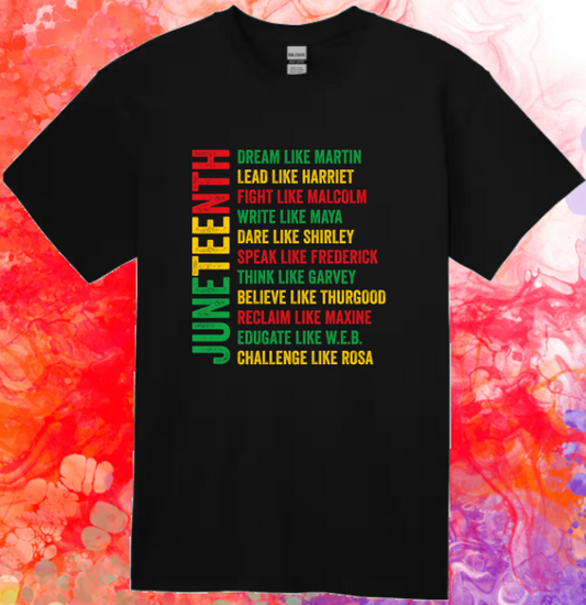 Short Sleeve T-shirt: Juneteenth 'Empowerment'