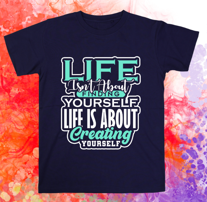 Short Sleeve T-shirt: Life Is About Finding Yourself