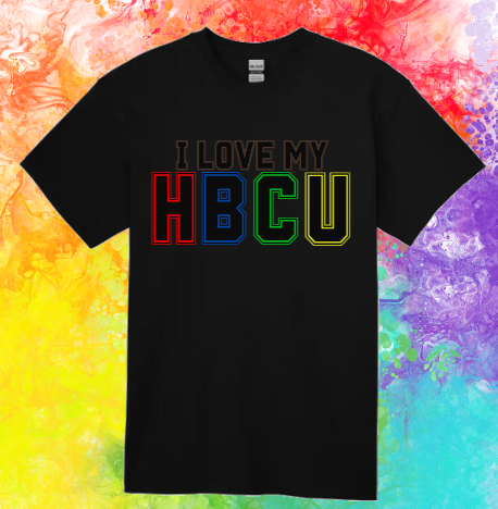 Short Sleeve T-shirt: I Love My HBCU