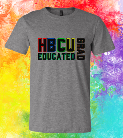 Short Sleeve T-shirt: HBCU Grad Educated