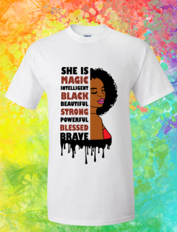 Short Sleeve T-Shirt: She Is...
